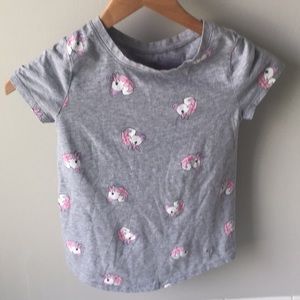 Justice Unicorn Tee Shirt Sz M